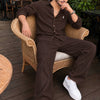 Men's Relaxed Fit Linen Set