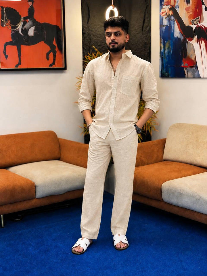 Refined Linen Co-Ord Set
