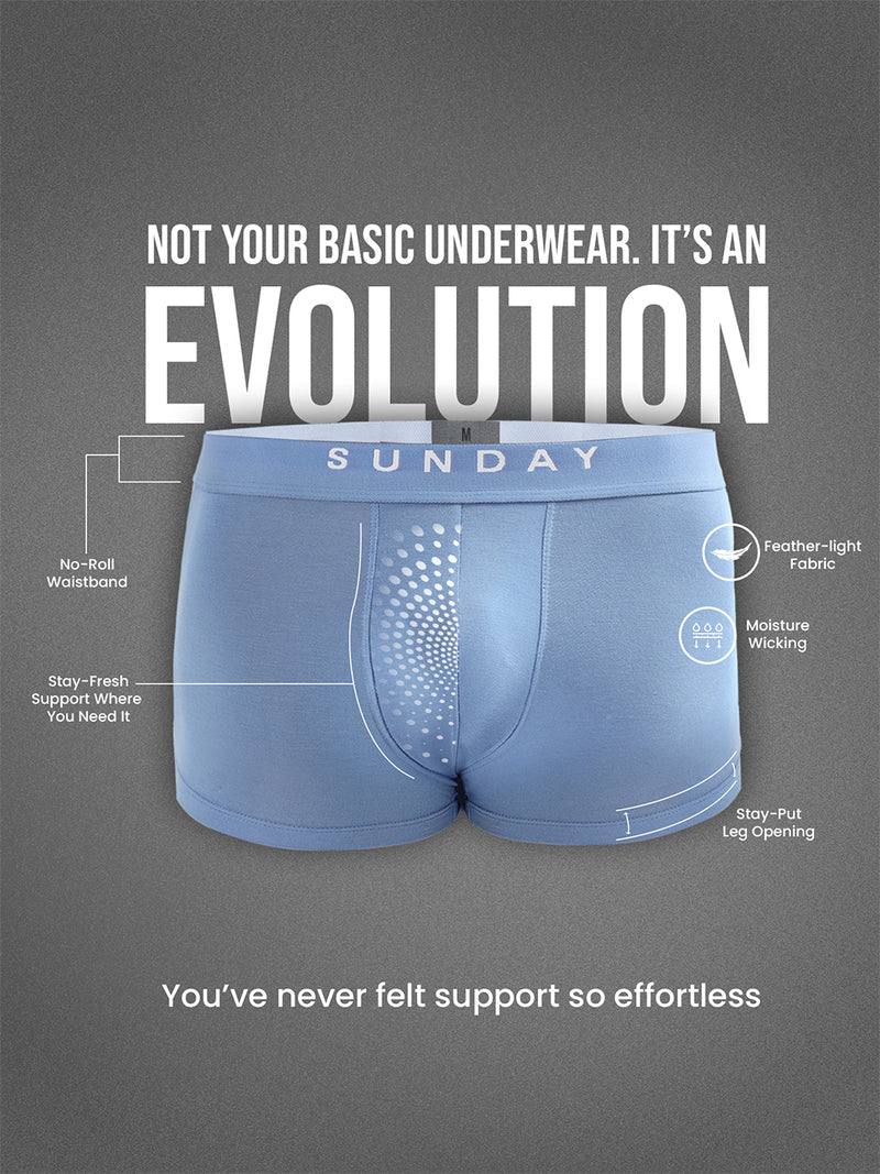 Everyday Expression | Men's Micro-Modal Trunks | Pack Of 7 | Free Pouch Worth ₹499