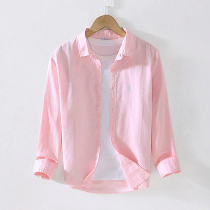 Pink Linen Shirt